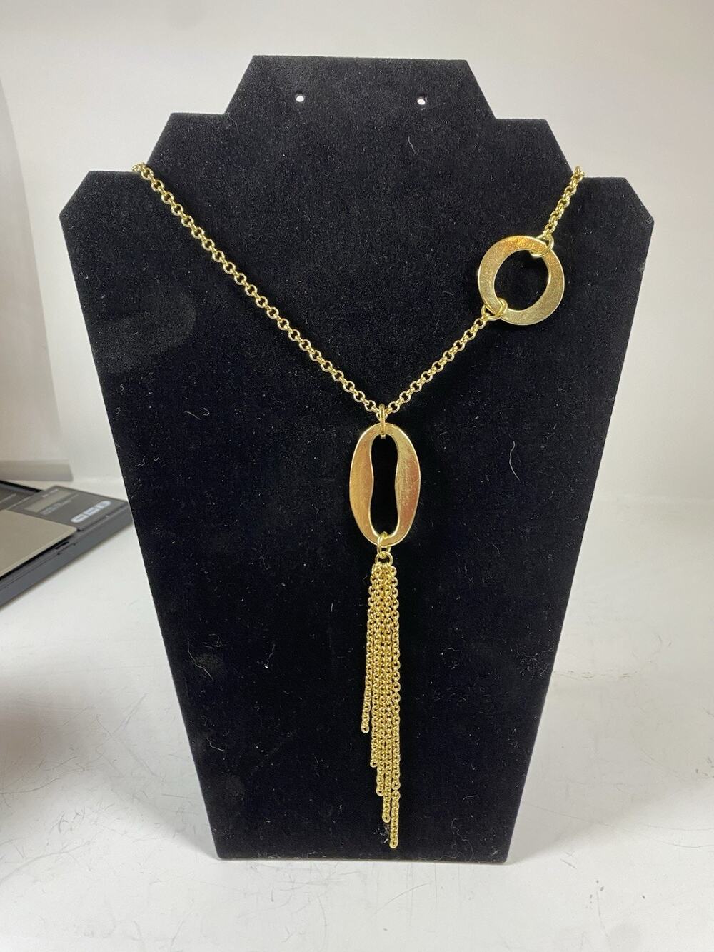 1AR Unoaerre Long Gold Toned Chain Necklace